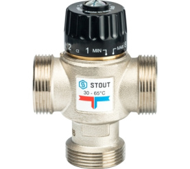 Термостатический смесительный клапан для систем отопления и ГВС 1 1/4 НР 30-65° STOUT SVM-0025-356532 в Туле 1