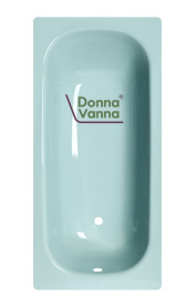 Ванна стальная ВИЗ Donna Vanna 150x70 морская волна, с опорной подставкой, DV-51931 в Туле 1