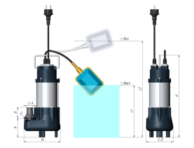 Дренажный насос Unipump FEKAPUMP V 750F с поплавковым выключателем в Туле 1