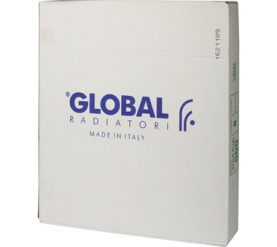 Радиатор биметаллический боковое подключение (белый RAL 9010) Global STYLE PLUS 500 8 секций в Туле 9