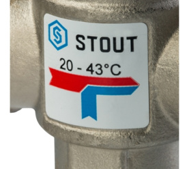 Термостатический смесительный клапан для систем отопления и ГВС 1 НР 20-43° STOUT SVM-0020-164325 в Туле 3